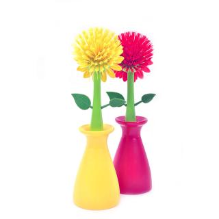 Brush for dishes Fylliana Flower in various color