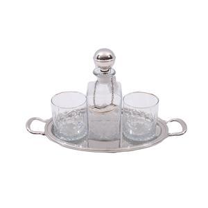 Decanter Fylliana with 2 glasses on tray