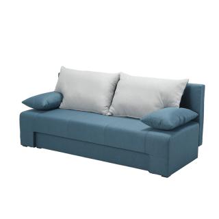 Καναπές κρεβάτι New Student μπλέ/αν.γκρι 190.5*79*77 (190*130)