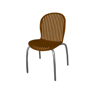 Chair Fylliana Peri Teak 88*55*55  152020608 aluminium