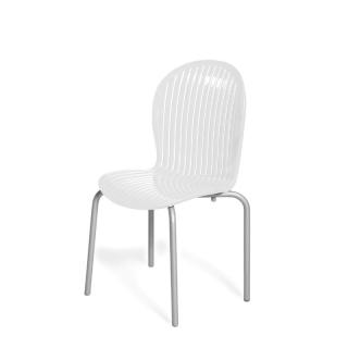 Chair Fylliana Peri White 88*55*55 152020608  aluminium