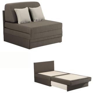 Sofa bed Fylliana Fantastico plus Grey / Light Grey pillows EE6/EE5 92*85*96.6