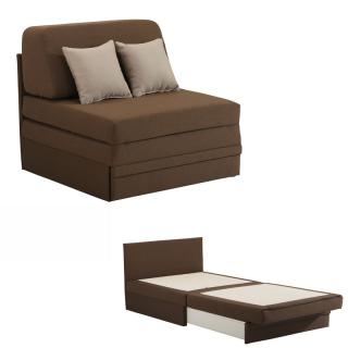 Sofa bed Fylliana Fantastico Plus Brown / Beige pillows EE2/EE1 92*85*96.6
