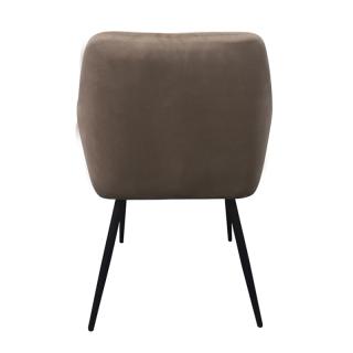 Armchair Fylliana 23162 in brown color ,size 60x60x87cm