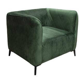 Armachair Fylliana Cube in green color ,size 80*72*70