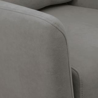 Armchair Giuliana in antrachite color ,size 70*90*100cm