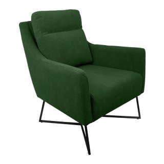 Armchair Giuliana in green color ,size 70*90*100cm