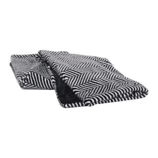 Sofa cover Fylliana with black stripes, size 140*160cm