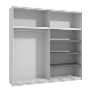 Set of 3 shelves Pg3 - w220 in grey graphite color ,107x45x1,6cm