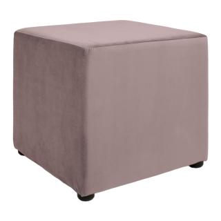 Stool Fylliana Riviera in pink color, size 47*47*42cm