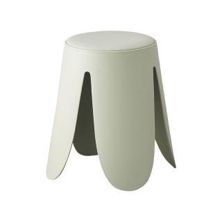 Round stool Fylliana 1542 in green color ,size 30x30x46cm