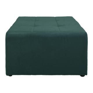 Piano stool Fylliana New Ottoman in petrol color, size 70*70*40cm