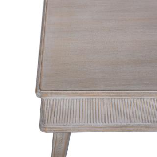Cofee table Fylliana in white wash color, size 120*60*45cm