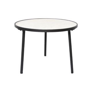 Metallic coffee table Fylliana, size 55*41,5cm
