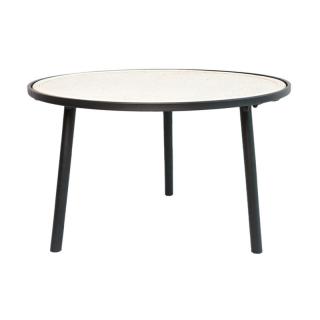 Metallic coffee table Fylliana, size 75*45cm