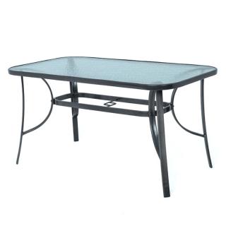 Rectangle table Fylliana in grey color, size 160*90cm