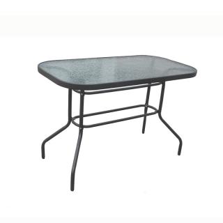 Outdoor table Fylliana 026 in grey color ,size 100x65x70cm