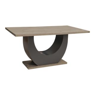 Dinner table Fylliana Uberto in grey oak color ,size 160*90*75