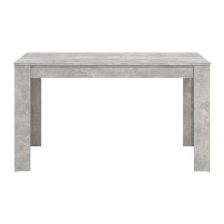 Dinner table Itaka in grey concrete color ,size 135x80x75cm