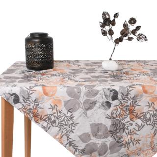 Table cover Boheme in beige color 140*140