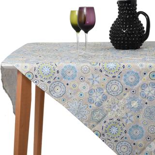 Table cover Summer in blue-siel color 140*140
